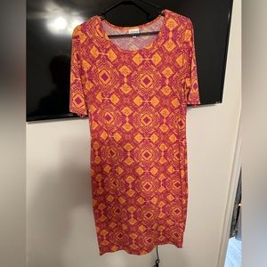 Pink and Orange dress